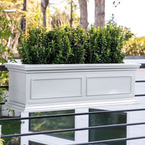 The 10 Best Window Box Planters to Buy Online Window Box Planters, Planter Box Designs, Box Planters, Metal Wall Planters, Ceramic Succulent Planter, Metal Watering Can, Trough Planters, Patio Planters, Window Planter Boxes