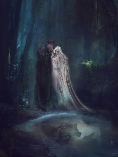 The Lord And Lady Wicca, Forbidden Lovers Illustration, Fantasy Forbidden Love Aesthetic, Forbidden Romance Art, Forbidden Love Painting, Forbidden Love Artwork, Forbidden Romance Aesthetic, Forbidden Love Aesthetic, Fae Romance