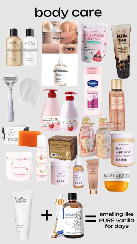 #bodycare #body #bodyscrub #bodywash #bodygoals #bodyspray #bodymist #bodypositivity #lotions #hygiene #hygieneproducts #hygienetips Full Body Hygiene Routine, Shopping List Hygiene, Fall Hygiene Routine, Self Care Products Hygiene List, Self Care Products Hygiene Body Wash, Shaving Tips, Hygiene Care, Hygiene Routine, Body Hygiene