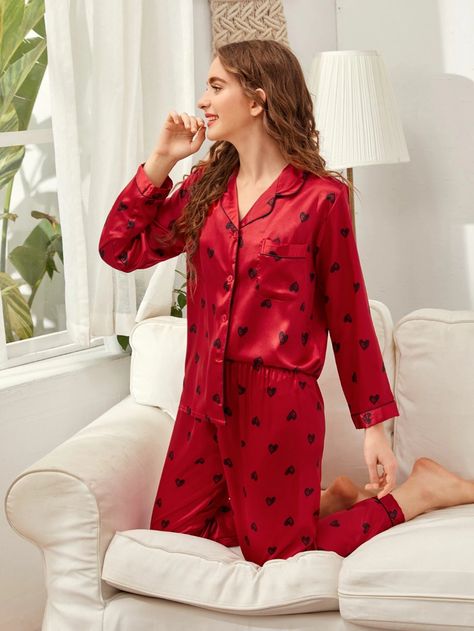 Night Wear Pajamas, A Line Skirt Outfits, Night Suit For Women, Cotton Night Dress, Pijamas Women, Sleepwear Women Pajamas, Satin Pj Set, Cute Sleepwear, Cute Pajama Sets