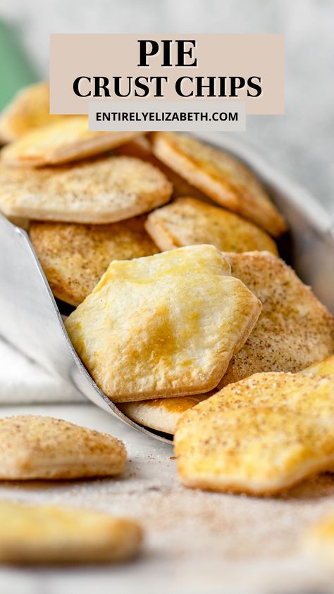 Pie Crust Snacks Ideas, Pie Crust Bites, Pie Crust Snacks, Store Bought Pie Crust Recipes, Pie Crust Dippers, Pie Crust Appetizers, Pie Crust Crackers, Pie Chips, Pie Crust Chips