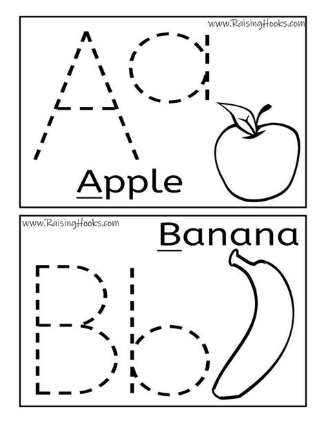 Tracing The Alphabet - Raising Hooks E90 Alphabet Worksheets Kindergarten, Preschool Tracing, Free Preschool Printables, Tracing Worksheets Preschool, Free Preschool Worksheets, Alphabet Worksheets Preschool, Alphabet Tracing Worksheets, Preschool Writing, Alphabet Crafts