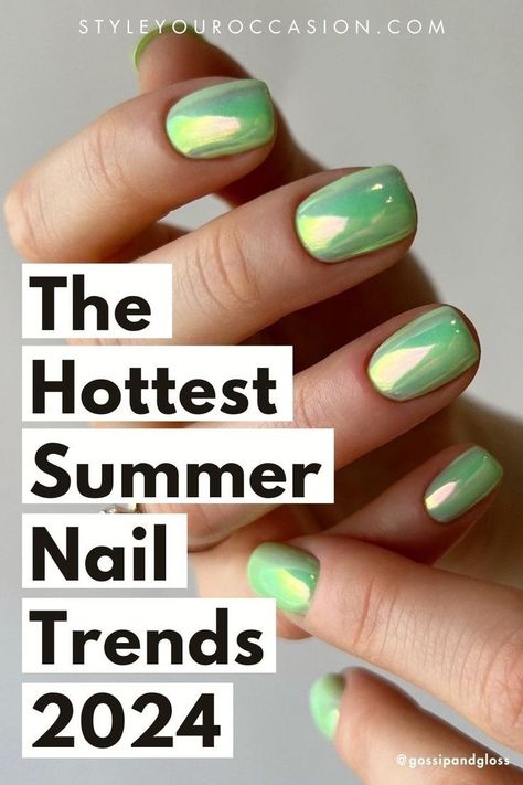 2024 Summer Nail Trends. Whether you’re looking for cute funky nails, pink bling acrylic nails, almond, short, square, pink, simple, or bright summer nail ideas, we have the best summer nail style ideas and spring nail inspo for you! Click through for the best summer nail designs. Gel Nail Trends 2024, Fun Nail Color Ideas, Nails Color 2024, Trendy Summer Nails 2024 Square, Summer 2024 Nails Ideas, Summer 2024 Nails Trend, May Nails Ideas 2024 Short, Nails Trend 2024, Nails For Summer 2024