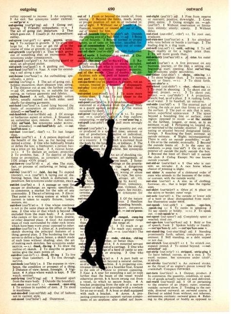 Drawing Gifts, Newspaper Painting, Poster Design Kids, Newspaper Art, Digital Art Poster, Book Page Art, Dictionary Art Print, Dictionary Art, Poster Drawing