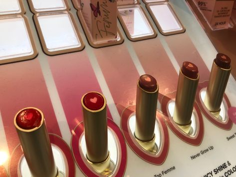 lana del rey core lipstick heart glasses sephora too faced heart core lipstick aesthetic red pink brown Too Faced Heart Lipstick, Flortte Heart Lipstick, Too Faced Heart Core Lipstick, Lana Del Rey Lipstick, Heart Core Lipstick, Lipstick Heart, Lana Del Rey Core, Heart Lipstick, Rey Core