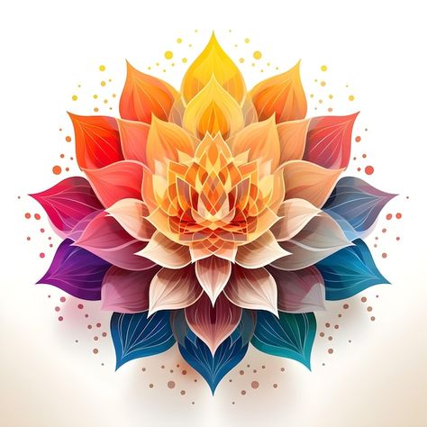 Photo geometric design of lotus filled w... | Premium Photo #Freepik #photo Rebirth Tattoo, Chakra Colors, Tattoo Arm, Beautiful Illustration, Chakra Balancing, Chakra Healing, Premium Photo, Arm Tattoo, Image Illustration