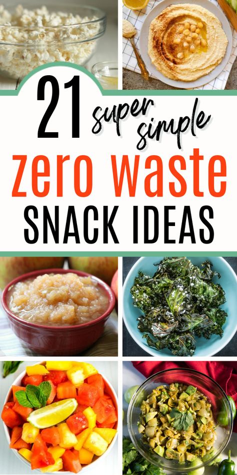 Trying to fo zero waste and find plastic free snacks? Here’s a list of sustainable and low waste snacks for kids and adults alike - recipes included! #plasticfree #zerowasteliving #sustainableliving #packagefree #lowwaste Zero Waste Food Recipes, Low Waste Recipes, Zero Waste Food Ideas, Zero Waste Snacks, No Waste Recipes, No Waste Food, Sustainable Food Recipes, Zero Waste Cooking, Zero Waste Recipes