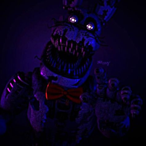 Repost Nightmare Bonnie Fnaf, Nightmare Bonnie, Bonnie Fnaf, Fnaf Song, Bunny Cosplay, Fnaf 4, Toy Bonnie, Fnaf Sl, Circus Baby