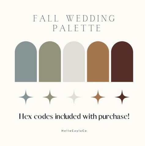 Fall Rainbow Color Palette, Olive Green Fall Wedding Color Pallets, Earthy Wedding Colors Colour Palettes, Muted Rust Color Palette, Fall Wedding Swatches, Fall Earth Tone Wedding Colors, Fall And Winter Color Palette, Fall Wedding Color Palette Sunflower, Fall Color Palette 2023