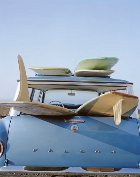 Surf Vehicles, Surfing Vintage, Surf Posters, Vintage Surfboards, Summer Blues, Long Board, Surf Shack, Surf Lifestyle, Surf City