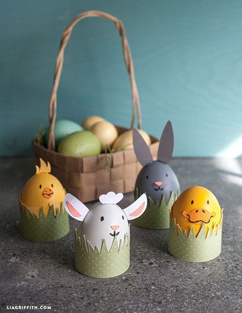 Animal Easter Eggs, Diy Easter Eggs, Creative Easter Eggs, No Carve Pumpkin Decorating, Easter Egg Designs, Easter Eggs Diy, Egg Designs, Easter Candy, Kids' Crafts