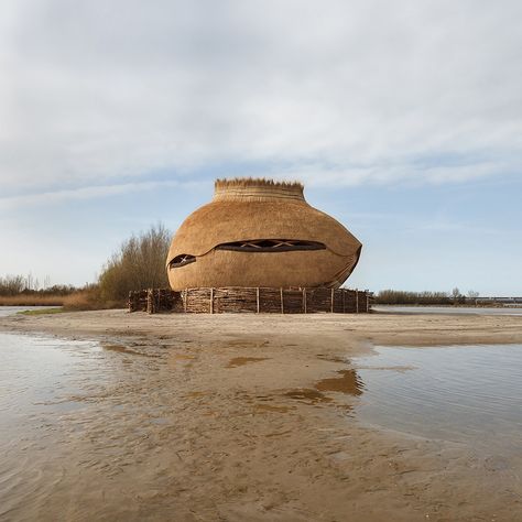 RAU Completes Sustainable Wooden Bird Observatory Nomadic Architecture, Bird Watching Tower, Bird Observatory, Small Space Inspiration, Climate Adaptation, Ecology Design, Mud House, Month Of April, Chief Architect