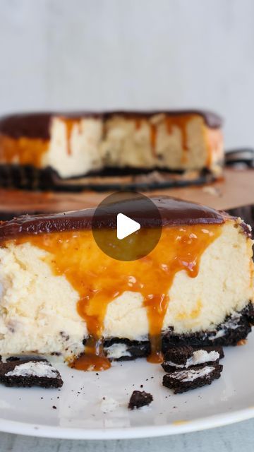 Nicole Kendrick on Instagram: "The ultimate snickers cheesecake….an Oreo crust, creamy cheesecake….topped with caramel and a Hershey’s ganache. This is definitely one you want to try. If caramel is not your thing, just skip the caramel, and add the Hersheys ganache, or go the extra mile and add crushed peanuts making it a true Snickers Cheesecake! 

For the full recipe visit my website www.goldengracekitchen.com and search Chocolate Cheesecake or you can google golden grace kitchen chocolate cheesecake 

#cheesecake #snickerscheesecake #hersheysganache #cheesecakelovers #chocolatecheesecake #cakerecipes #easterdessert #easterdesserts #thefeedfeed #tastemade #tasteofhome #tasteofthesouth #glutenfree #oreocheesecake" Snickers Cheesecake, Cheesecake Lovers, Oreo Crust, Taste Made, Go The Extra Mile, Oreo Cheesecake, Creamy Cheesecake, Easter Dessert, Dee Dee