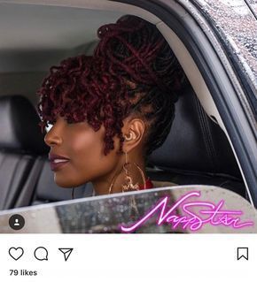 @chescaleigh Hair Bangs Style, Microloc Hairstyles, Bangs Style, Sister Locs, Loc Extensions, Short Locs Hairstyles, Dreadlock Styles, Dreads Styles, Hair Bangs