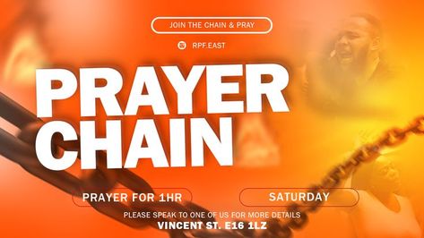 RPF Church Flyer Design - Prayer Chain flyer design. Message me on instagram: @rhaseadesigns.com to inquire about any designs or hiring. Prayer Chain, Church Flyer Design, Church Graphic Design, Church Flyer, Flyer Design, Photo And Video, Instagram Photos, Instagram Photo, Chain