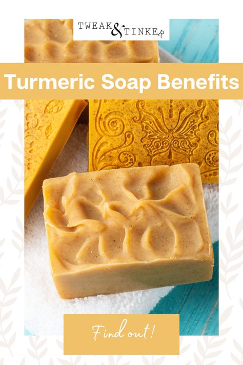 Turmeric Soap Benefits for Skin Turmeric Soap Benefits, Shower Gel Recipe, Beginner Soap Recipes, Breastmilk Soap, What Is Turmeric, Turmeric Uses, Soap Benefits, Benefits Of Turmeric, Turmeric Face Mask