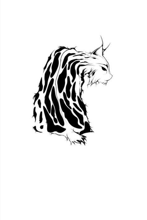 tattoo idea of a lynx Lynx Drawing, Lynx Illustration, Drawing Creepy, Photoshop Cc, Clip Studio Paint, Design Concepts, Freelance Illustrator, Graphic Designs, My Design