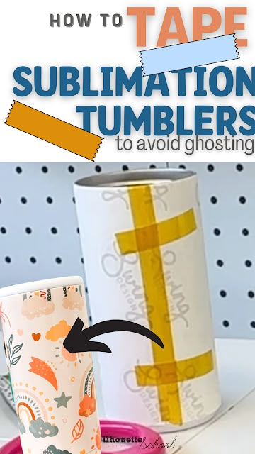 How To Sublimate Tumblers, Tumbler Design Ideas, Sublimation Cups, Tumbler Designs Sublimation, Silhouette School Blog, Sublimation Ideas Projects Inspiration, Silhouette School, How To Wrap, Free Silhouette