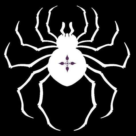 Phantom Gang Spider Tattoo, Phantom Troop Spider Tattoo, White Spider Tattoo, Phantom Troupe Logo, Chrollo Spider Tattoo, Phantom Troupe Spider Tattoo, Hunter X Hunter Spider, Phantom Troupe Tattoo, Spider Tattoo Design