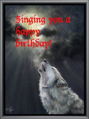 Singing you a happy birthday -- wolf More Happy Birthday Wolf, Birthday Greetings Images, Wolf Kids, Happy Birthday My Friend, Wolf Images, Wolf Quotes, Wolf Photos, Singing Happy Birthday, Wolf Howling