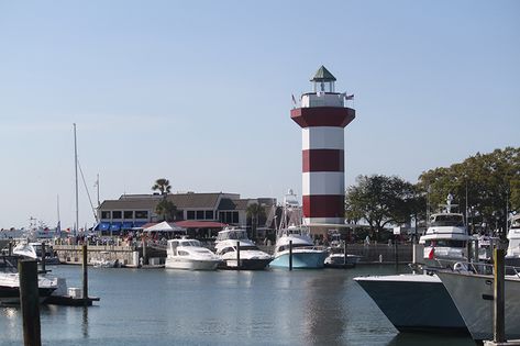 Visiting the Harbour Town Lighthouse - Hilton Head, SC | HiltonHead.com Hilton Head Sc, Discovery Museum, Harbor Town, Harbour Town, Coastal Carolina, Hilton Head Island, Hilton Head, Coastal Towns, Short Trip