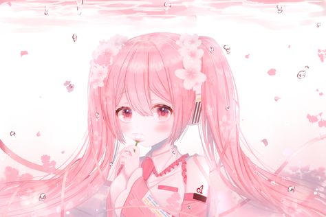 Pink Miku, Wallpaper Cave, Girl Hair, Pink Hair, Vocaloid, Laptop, Wallpapers, Hair, Anime