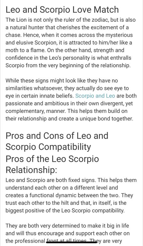 Leo X Scorpio Art, Leo Man Scorpio Woman Relationships, Scorpio Man And Leo Woman, Leo Scorpio Relationship, Leo Woman In Love, Leo And Scorpio Relationship, Scorpio Love Match, Scorpio Relationships, Fate Quotes