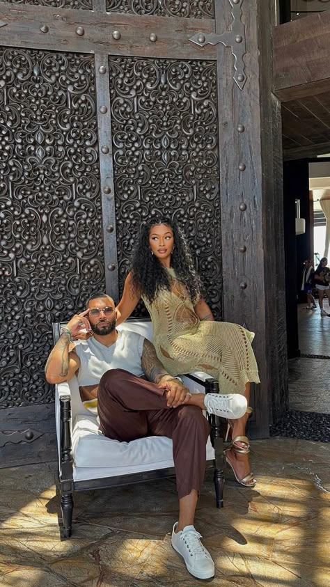 King And Queen Photoshoot, My Man My Man, Miracle Watts, Luxury Lifestyle Couple, Luxury Couple, Couple Fits, Black Love Couples, Love And Friendship, Black Couples Goals