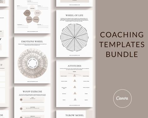 Free Coaching Templates, Naturopath Office, Life Coaching Tools Worksheets Free, Coaching Tools Worksheets, Coaching Workbook, Life Coaching Worksheets, Coaching Worksheets, Employee Handbook Template, Coaching Templates