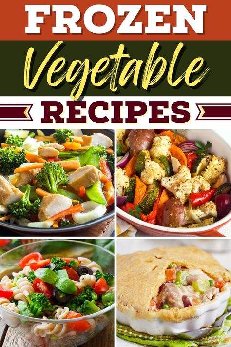 Freezer Veggie Sides, Crockpot Recipes With Frozen Vegetables, Easy Meals With Frozen Veggies, Dinner Recipes With Frozen Vegetables, Frozen Normandy Blend Vegetables Recipe, Frozen Asian Vegetable Recipes, Frozen Peppers And Onions Recipes, Pasta With Frozen Veggies, Frozen Vegetable Side Dishes