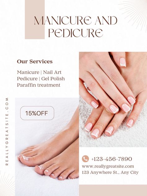 See more templates in my Canva portfolio 👉 https://partner.canva.com/olegnik ⭐️ This design meets the following characteristics: manicure pedicure nail salon studio nail studio pastel manicure and pedicure Pedicure Poster, Nail Salon Studio, Pastel Manicure, Canva Portfolio, Pastel Photo, Portfolio Template Design, Nail Studio, Pedicure Nails, Manicure Pedicure