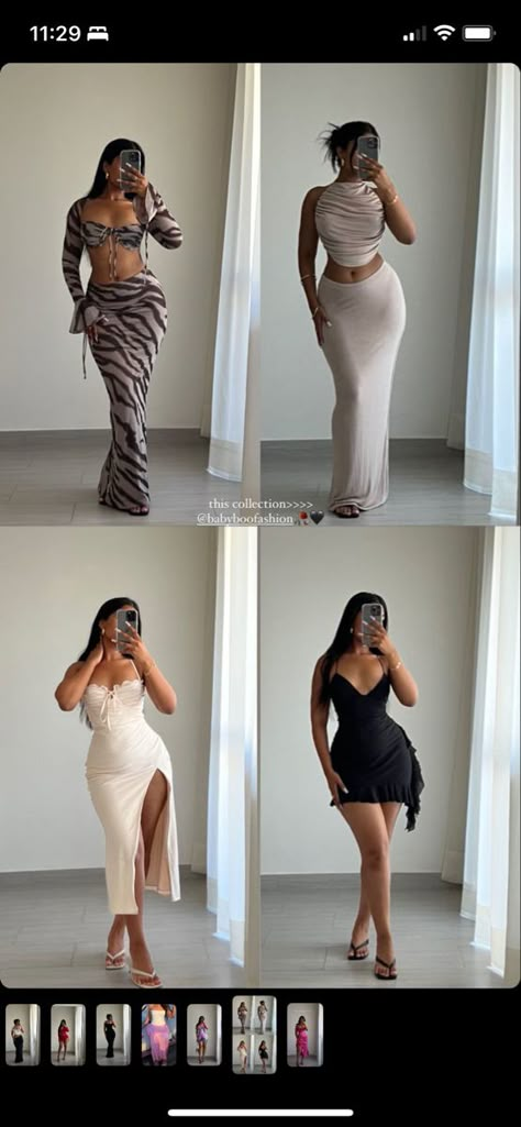 Outfit For A Party Night, Brunch Outfit Summer Baddie, Parisian Night Outfit, Cute Outfits Summer Baddie, Baddie Dresses Night, Launch Party Outfit, Baddie Club Fits, Sundress Black Women, Outfit Ideas Summer Shein