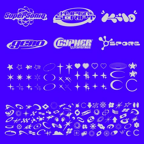 © hvnter 2021 Vector Template, 2022 Font, Y2k Logo Inspiration, Y2k Text, Y2k Templates And Logos, Y2k Graphic Design Elements, Y2k Logo Design, Y2k Logo, Y2k Graphic Design Logo