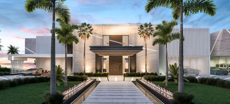 Mansion Driveway, B8 Architecture, Hell Cat, Luxury Houses Mansions, Muscat Oman, Outdoor Lounge Area, Best Architects, Building A Pool, Modern Mansion