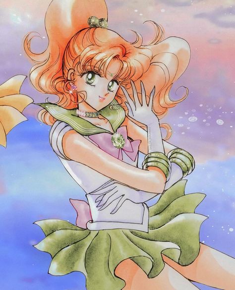 Sailor Moon Sailor Jupiter, Sailor Jupiter Drawing, Sailor Jupiter Icon Aesthetic, Sailor Jupiter Coloring Pages, Sailor Moon Jupiter, Sailor Moon Crystal Jupiter, Naoko Takeuchi, Sailor Moon Aesthetic, Sailor Moon Manga