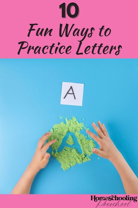 Fun Ways To Practice Writing Letters, Fun Letter Formation Activities, Letter Writing Practice Preschool, Fun Ways To Learn Letters, Letters Activities For Preschool, Writing Letters Preschool, Letter Activities Kindergarten, Letter Practice Preschool, Kinesthetic Learning Activities