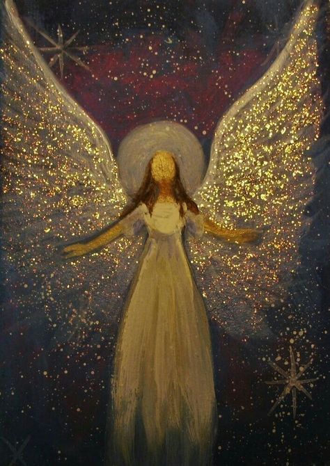 Christmas Paintings On Canvas, Angel Artwork, Angel Painting, Angel Pictures, Christmas Paintings, Angel Art, An Angel, Art Plastique, Image Hd