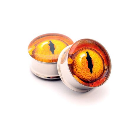 Eyeball Picture Plugs gauges - 00g, 1/2, 9/16, 5/8, 3/4, 7/8, 1 inch... ($20) ❤ liked on Polyvore Ear Gauges Plugs, Ear Weights, Tunnels And Plugs, Ear Gauges, Plugs Earrings, Stretched Ears, Gauges Plugs, Ear Plugs, Body Mods