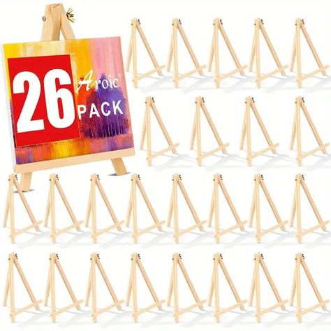 Shipping Wooden Easels Easel Stand Painting Canvases Art - Temu Support Portable, Wood Easel, Display Easel, Easel Stand, Painting Party, Painting Canvases, Canvas Photo, Wooden Easel, Sign Holder