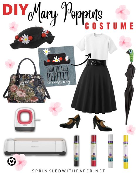 Mary Poppins Halloween costume. Perfect for all ages Mary Poppins DIY costume. The perfect teacher Hallmark costume Mary Poppins Diy Costume, Mary Poppins Family Costume, Diy Mary Poppins Costume, Mary Poppins Halloween, Mary Poppins Halloween Costume, Teenage Halloween Costumes, Mary Poppins Costume, Teacher Halloween Costumes, Teacher Halloween