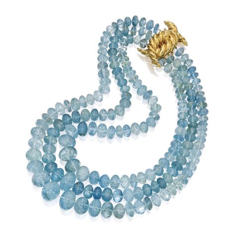 Verdura Aquamarine Jewelry Necklace, Verdura Jewelry, Aqua Marine Necklace, Aquamarine Beads Necklace, Turquoise Aquamarine Gemstone Beads Necklace, Elegant Aquamarine Faceted Beads Jewelry, Aquamarine Faceted Beads Jewelry, Aquamarine Necklace, Aquamarine Beads