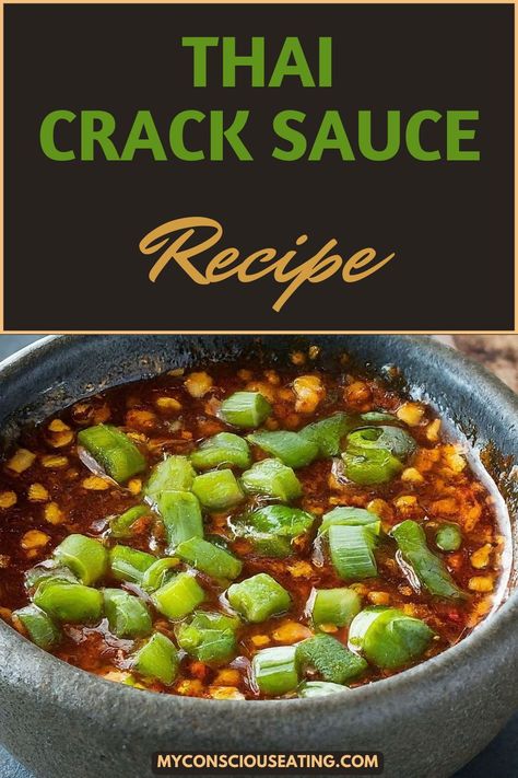 Thai Crack Sauce is a personal favorite for its addictive sweet and spicy kick. I use it to dress up everything from noodles to salads. Fresh garlic and quality fish sauce are essential for that authentic Thai flavor! #ThaiCrackSauce #LeonBistro #AsianCuisine Thai Spicy Sauce, Thai Chili Fish Sauce Recipe, Thai Chili Sauce Recipe, Thai Sauces, Creamy Sauce For Fish, Thai Sauce Recipe, Asian Sauces, Recipes With Fish Sauce, Chili Sauce Recipe