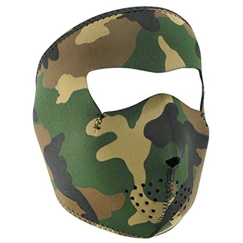 + Neoprene Face Mask, Nose Warmer, Fishing Store, Tactical Training, Half Face Mask, Woodland Camo, Full Face Mask, Face Protection, Hunting Clothes