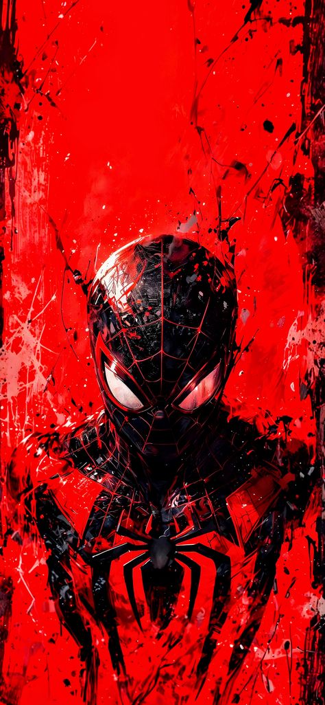 Black Spider Man Wallpaper, Spiderman Villains, Wallpaper Gamer, Black Spider Man, Spiderman Comic Art, Spider Man Black, Spider Man Wallpaper, Image Spiderman, Iron Man Wallpaper