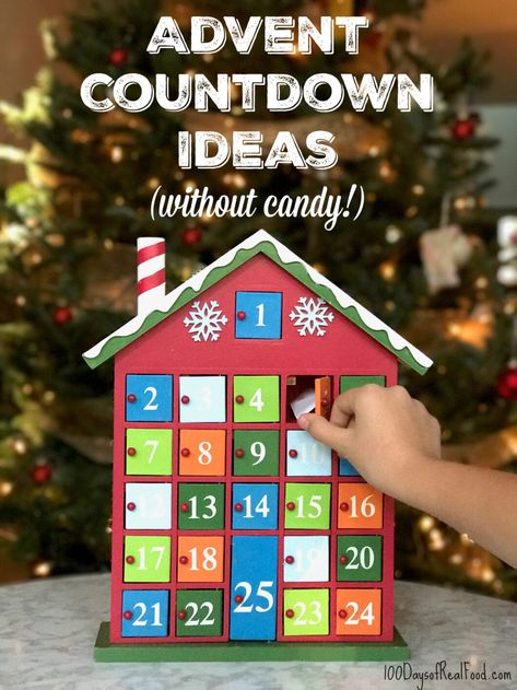 Advent Calendar Ideas (w/o candy - updated!) Candy Advent Calendar, Cool Advent Calendars, Advent Calendar Fillers, Christmas Countdown Diy, Homemade Advent Calendars, Graphic Design Magazine, Advent Calendar Ideas, Advent Ideas, Advent Calendar Activities