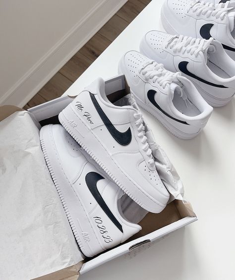 Stepping into Wedding Style: A Groom’s Guide to the Perfect Footwear Bride And Groom Air Force Ones, Air Force 1 Wedding, Bride Sneakers Wedding, Bride And Groom Shoes, Wedding Nike, Sneaker Wedding, Wedding Shoes Groom, Wedding Sneakers For Bride, Sneakers Wedding