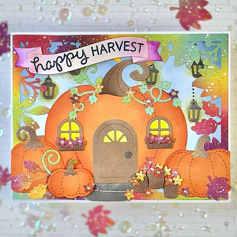 Sweet Puns, Cute I Love You, Pumpkin House, Lawn Fawn Stamps, Autumn Cards, Lawn Fawn Cards, Fall Projects, Best Candy, Halloween Autumn