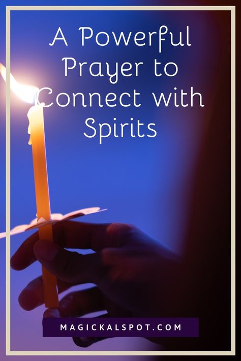 Here's A Powerful Prayer to Connect with Spirits that you can chant in less than 5 minutes. I've also included a few tips that make it more effective! Spells To Connect With Spirits, Calling Spirits Spell, Communicate With Spirits, Beauty Chant Spell, Spirit Communication Spell, Intranquil Spirit Spell, Clarity Spell For Someone Else, Beauty Spell Chant, How To Connect With Spirit Guides