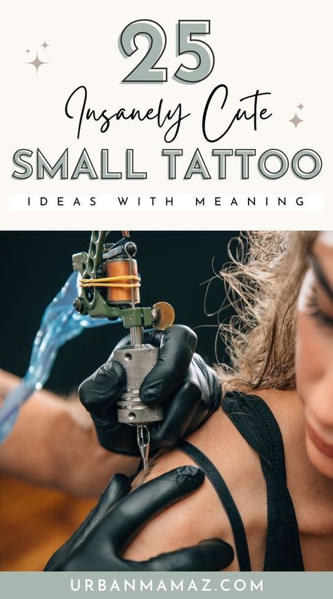 25 Insanely Cute and Small Tattoo Ideas with Meaning Small Unusual Tattoos, Simple Female Tattoos Ideas, Tattoos W Meaning, Mini Tattoo Ideas Female, Small Girlie Tattoos Ideas, Medium Tattoos For Women With Meaning, Small Tattoos Ideas With Meaning, Cute Tiny Tattoos With Meaning, Small Elbow Tattoos For Women