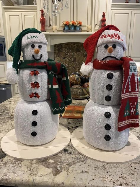 Dollar Tree Crafts & DIY with Instructions! + Freebies! 🥳 | Just finished my stackable pumpkin snowman couple | Facebook Pool Noodle Snowman, Snowman Arms How To Make, Plastic Pumpkin Snowman, Dollar Tree Stackable Snowman, Stackable Pumpkin Snowman, Dollar Tree Pumpkin Snowman, Dollar Tree Stacked Pumpkins Ideas, Dollar Tree Snowman Crafts, Santa Claus Crafts Diy